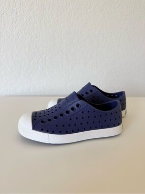 Boys Navy Native Slip-on Shoes